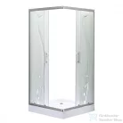Leziter Spirit BAMBOO 90x90 szögletes zuhanykabin, erősített akril zuhanytálcával SB90A_AKSZ90ZT
