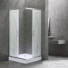 Leziter Spirit BAMBOO 90x90 szögletes zuhanykabin, erősített akril zuhanytálcával SB90A_AKSZ90ZT