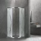 Leziter Spirit BAMBOO 90x90x180cm-es íves zuhanykabin, zuhanytálca nélkül SB90S