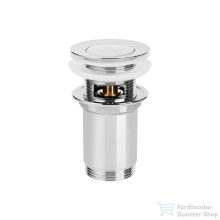   Invena click-clack leeresztő kis dugóval túlfolyós mosdóhoz,króm SC-B1-027-G