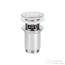   Invena click-clack leeresztő kis dugóval túlfolyós mosdóhoz,króm SC-B1-027-G