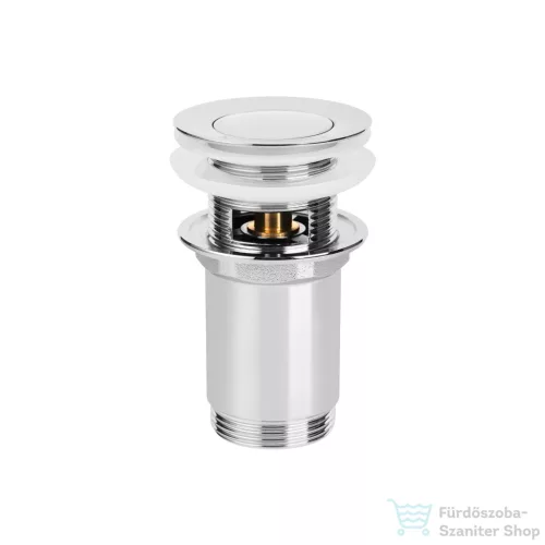 Invena click-clack leeresztő kis dugóval túlfolyós mosdóhoz,króm SC-B1-027-G
