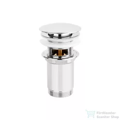   Invena click-clack leeresztő nagy dugóval túlfolyós mosdóhoz,króm SC-B1-028-G