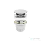 Invena click-clack leeresztő nagy dugóval, ABS, túlfolyós mosdóhoz, króm SC-B1-029-G