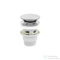   Invena click-clack leeresztő nagy dugóval, ABS, túlfolyós mosdóhoz, króm SC-B1-029-G