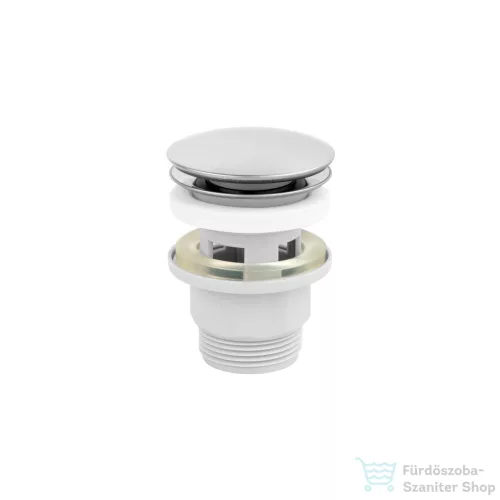 Invena click-clack leeresztő nagy dugóval, ABS, túlfolyós mosdóhoz, króm SC-B1-029-G