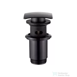   Invena szögletes click-clack leeresztő túlfolyós mosdóhoz,matt fekete SC-B1-139-L