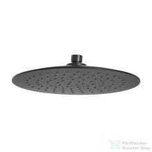   Invena MUSTA 25 cm-es műanyag fejzuhany,matt fekete SC-D1-075-S