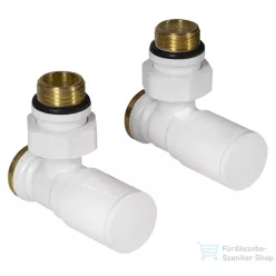 Aqualine C-SART radiátor szelep, fehér SC237W