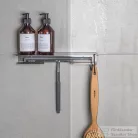 Leziter Spirit Clear 80x80 cm szögletes zuhanykabin, zuhanytálca nélkül fekete SC80AB