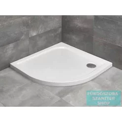   Radaway Delos A 90x90 íves zuhanytálca ST 90 zuhanyszifonnal SDA0909-01
