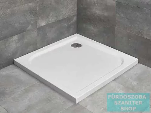 Radaway Delos C 80x80 szögletes zuhanytálca ST 90 zuhanyszifonnal SDC0808-01