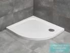 Radaway Delos E 90x80 íves aszimmetrikus zuhanytálca ST 90 zuhanyszifonnal balos SDE9080-01L
