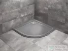 Radaway Doros Stone A 90x90 íves zuhanytálca antracit SDRA9090-01-64S