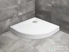 Radaway Doros Stone A 90x90 íves zuhanytálca előlappal fehér SDRA9090-05-04S