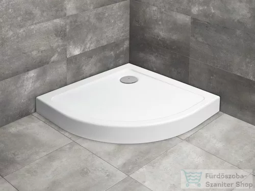 Radaway Doros Stone A 90x90 íves zuhanytálca előlappal fehér SDRA9090-05-04S