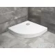 Radaway Doros Stone A 90x90 íves zuhanytálca előlappal fehér SDRA9090-05-04S