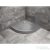 Radaway Doros Stone A 90x90 íves zuhanytálca előlappal antracit SDRA9090-05-64S