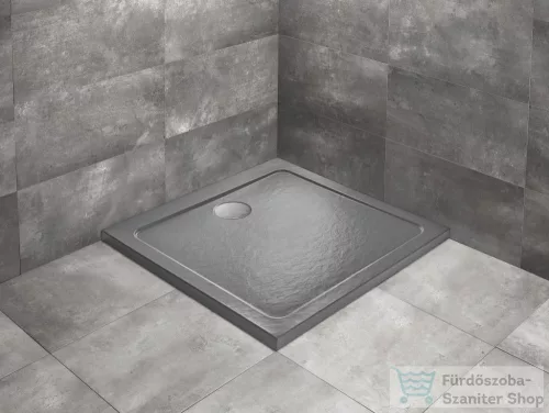 Radaway Doros Stone C 90x90 zuhanytálca antracit SDRC9090-01-64S