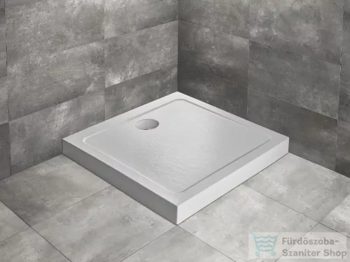 Radaway Doros Stone C 90x90 zuhanytálca előlappal fehér SDRC9090-05-04S