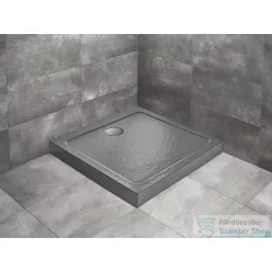  Radaway Doros Stone C 90x90 zuhanytálca előlappal antracit SDRC9090-05-64S