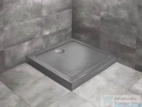 Radaway Doros Stone C 90x90 zuhanytálca előlappal antracit SDRC9090-05-64S