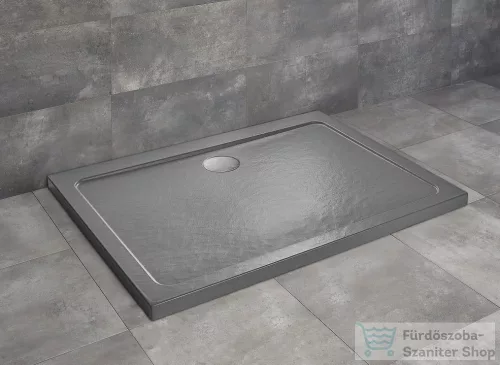 Radaway Doros Stone D 100x80 zuhanytálca antracit SDRD1080-01-64S