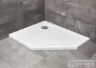 Radaway Doros PT E 100x80 ötszögletű zuhanytálca szifonnal balos SDRPT1080-01L