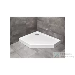   Radaway Doros PT E 100x80 ötszögletű zuhanytálca előlappal szifonnal balos SDRPTP1080-05L