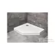 Radaway Doros PT E 100x80 ötszögletű zuhanytálca előlappal szifonnal balos SDRPTP1080-05L
