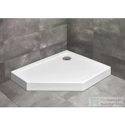   Radaway Doros PT E 100x80 ötszögletű zuhanytálca előlappal szifonnal jobbos SDRPTP1080-05R