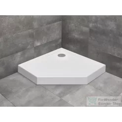   Radaway Doros PT 90x90 ötszögletű zuhanytálca előlappal szifonnal SDRPTP9090-05