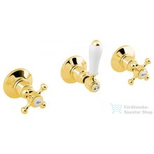   Sapho REITANO ANTEA falba süllyesztett zuhanycsaptelep, 2-irányú váltóval, arany (SET305-105)