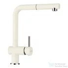 Schock Element D-100S  konyhai mosogatótálca Schock Epos konyhai csapteleppel, CRISTALITE® Vanilla 780 x 500 mm, gránit kompozit, világos bézs SETED100SEEXCROM