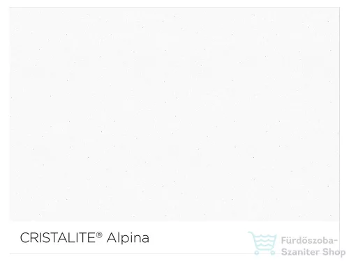 Schock Element D-100S konyhai mosogatótálca Schock Plutos konyhai csapteleppel, CRISTALITE® Alpina 780 x 500 mm, gránit kompozit, fehér SETED100SPALPI