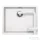 Schock KAIA N-100L konyhai mosogatótálca Schock Epos konyhai csapteleppel kihúzható fejjel, CRISTADUR® Polaris 556x446 mm, hófehér SETKN100LEEXPOLA
