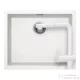 Schock KAIA N-100L konyhai mosogatótálca Schock Epos konyhai csapteleppel kihúzható fejjel, CRISTADUR® Polaris 556x446 mm, hófehér SETKN100LEEXPOLA