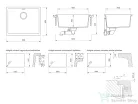 Schock KAIA N-100L konyhai mosogatótálca Schock Epos konyhai csapteleppel kihúzható fejjel, CRISTADUR® Puro 556x446 mm, intenzív fekete SETKN100LEEXPURO
