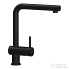 Schock KAIA N-100L konyhai mosogatótálca Schock Epos konyhai csapteleppel kihúzható fejjel, CRISTADUR® Puro 556x446 mm, intenzív fekete SETKN100LEEXPURO
