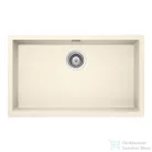 Schock KAIA N-100XL konyhai mosogatótálca Schock Epos konyhai csapteleppel kihúzható fejjel, CRISTADUR® Magnolia 756x446 mm, krémfehér SETKN100XLEEXMAGN