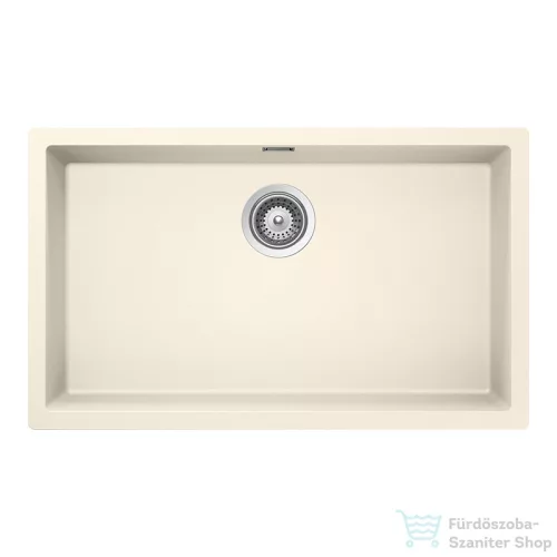 Schock KAIA N-100XL konyhai mosogatótálca Schock Epos konyhai csapteleppel kihúzható fejjel, CRISTADUR® Magnolia 756x446 mm, krémfehér SETKN100XLEEXMAGN