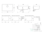 Schock KAIA N-100XL konyhai mosogatótálca Schock Epos konyhai csapteleppel kihúzható fejjel, CRISTADUR® Silverstone 756x446 mm, sötétszürke SETKN100XLEEXSILV
