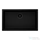 Schock KAIA N-100XL konyhai mosogatótálca Schock Talia konyhai csapteleppel kihúzható fejjel, CRISTADUR® Puro 756x446 mm, intenzív fekete SETKN100XLPUTENEG