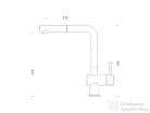 Schock MONO N-100 konyhai mosogatótálca Schock Epos konyhai csapteleppel kihúzható fejjel, CRISTADUR® Magnolia 570x510 mm, krémfehér SETMN100EEXMAGN