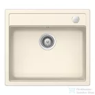 Schock MONO N-100 konyhai mosogatótálca Schock Epos konyhai csapteleppel kihúzható fejjel, CRISTADUR® Magnolia 570x510 mm, krémfehér SETMN100EEXMAGN