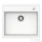 Schock MONO N-100 konyhai mosogatótálca Schock Epos konyhai csapteleppel kihúzható fejjel, CRISTADUR® Polaris 570x510 mm, hófehér SETMN100EEXPOLA