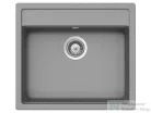 Schock NEMO N-100 konyhai mosogatótálca CRISTALITE® Croma 570 x 510 mm, gránit kompozit, Schock Epos konyhai csapteleppel, szürke SETNN100EEXCROM