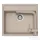 Schock NEMO N-100 konyhai mosogatótálca CRISTALITE® Sabbia 570 x 510 mm, gránit kompozit, Schock Epos konyhai csapteleppel, homok SETNN100EEXSABB
