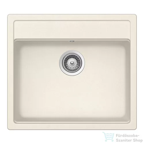 Schock NEMO N-100 konyhai mosogatótálca CRISTALITE® Vanilla 570 x 510 mm, gránit kompozit, Schock Epos konyhai csapteleppel, világos bézs SETNN100EEXVANI