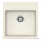 Schock NEMO N-100S konyhai mosogatótálca CRISTALITE® Vanilla 490 x 510 mm, gránit kompozit, Schock Epos konyhai csapteleppel, világos bézs SETNN100SEEXVANI